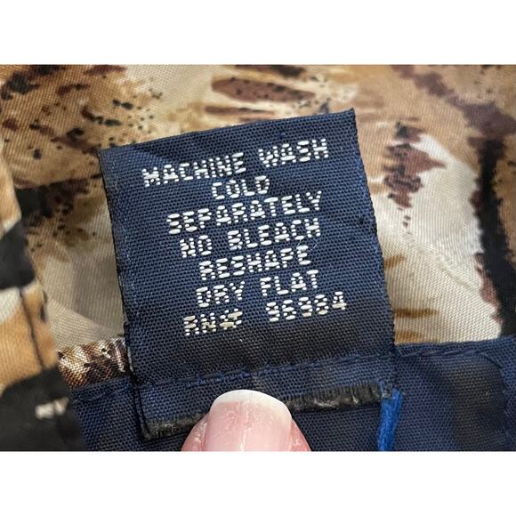 Vintage Kim Rogers Sport Silk Mixed Animal Print Bomber Jacket, Size 1X - Picture 10 of 14